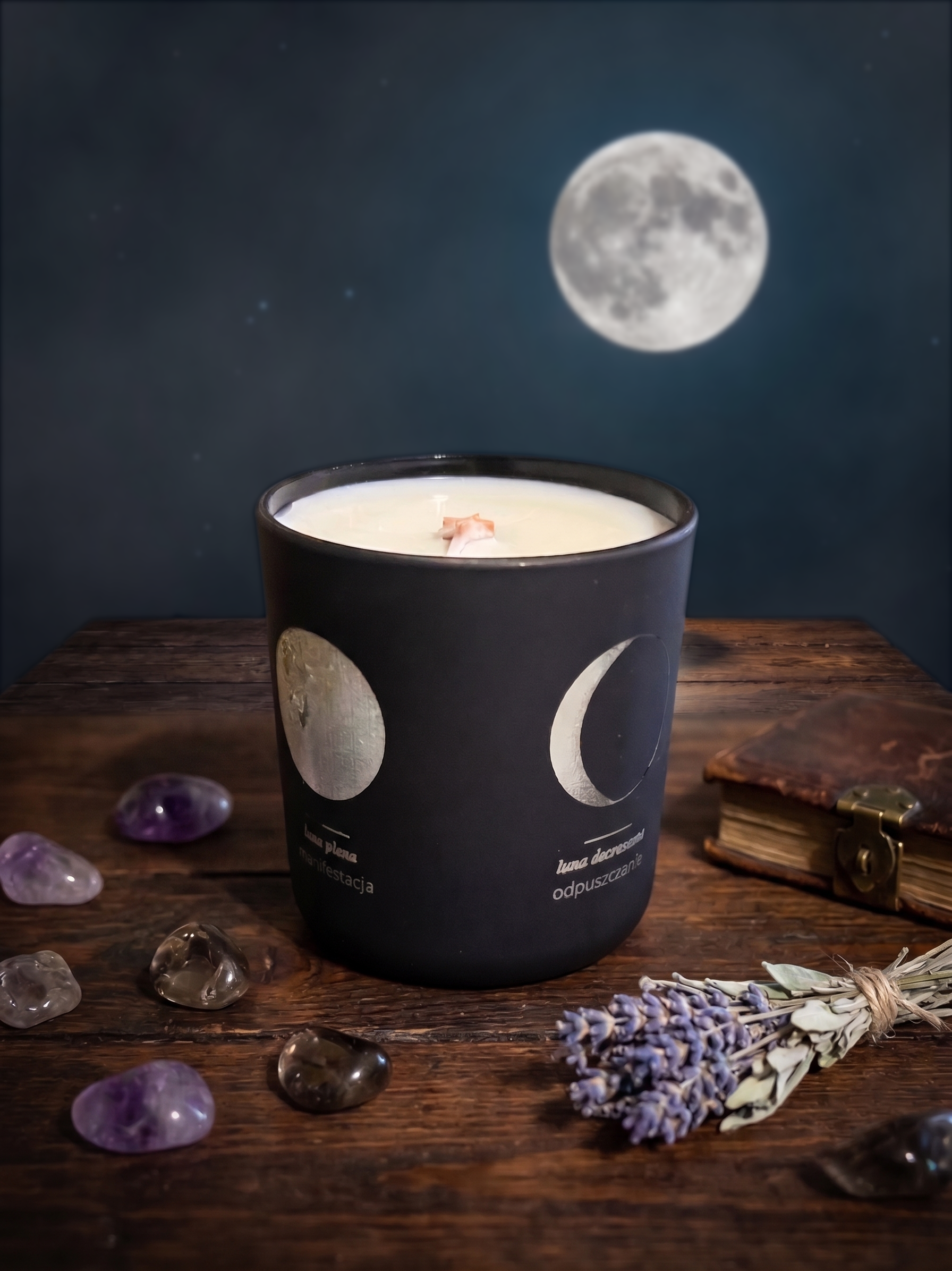 Świeca sojowa Moon